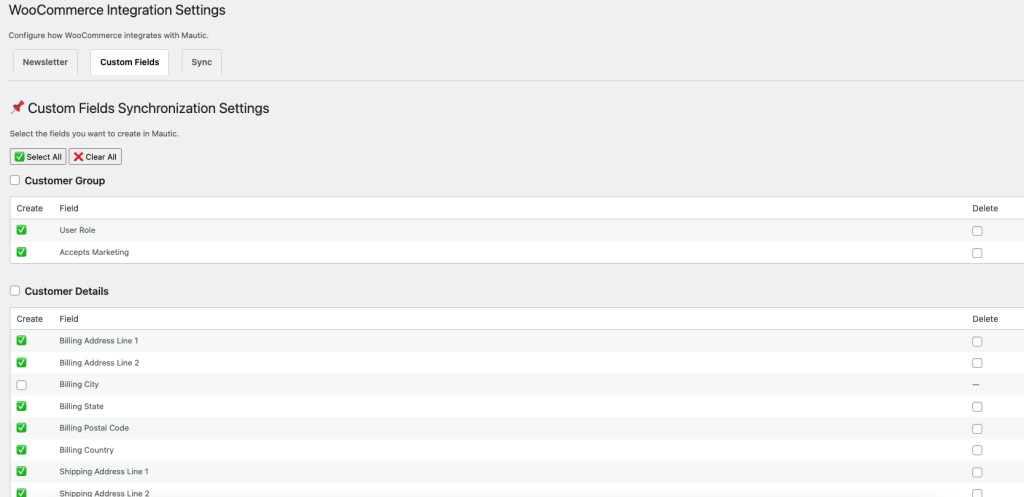 Mautic woocommerce integration